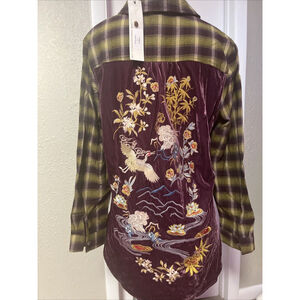 Plaid Velvet Embroidered Back By Paparazzi